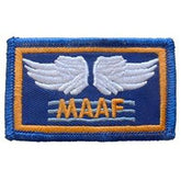Eagle Emblems PM0168 Patch-USAF,Med.Allied a/F (3.5 inch) - CLEARANCE!
