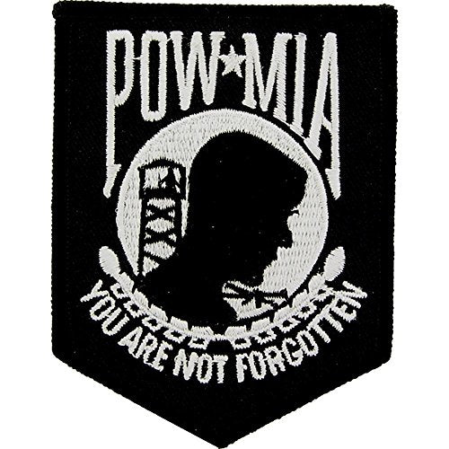 Eagle Emblems PM0063 Patch-Powmia (Black) (3.5 inch)