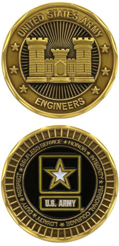 U.S. Armed Forces Army Engineers Collectible Challenge Coin