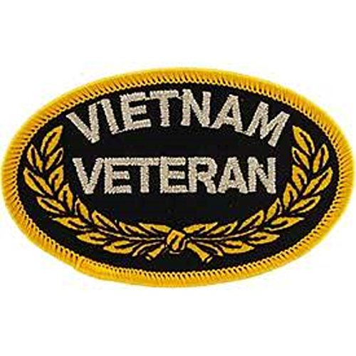 Eagle Emblems PM0301 Patch-Vietnam,Veteran, Wreath (3.5 inch)