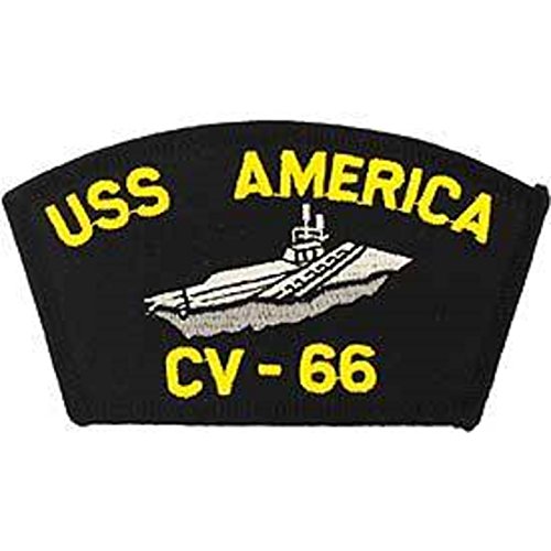 Eagle Emblems PM0223 Patch-USS,America (3x5.25 inch)