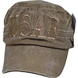 USAF Flat Top Hat - Washed Coyote Brown