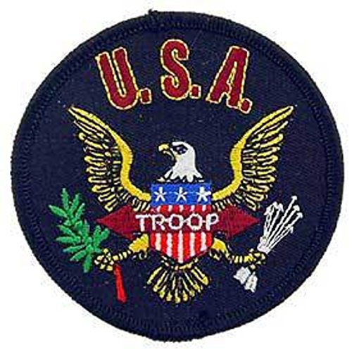 Eagle Emblems PM0181 Patch-USA,Troop (3 inch)