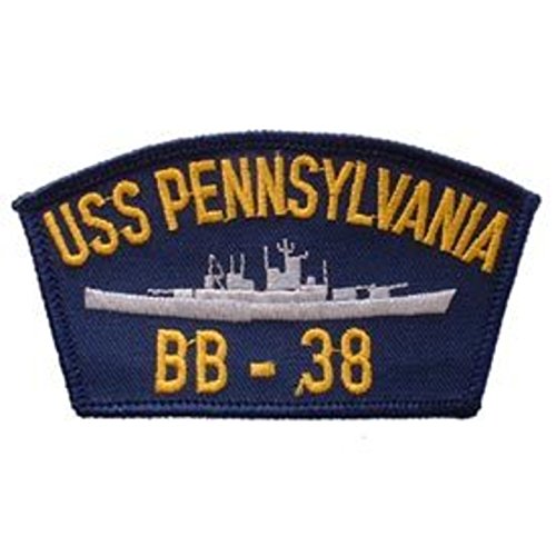 Eagle Emblems PM0222 Patch-USS,Pennsylvania (3x5.25 inch)