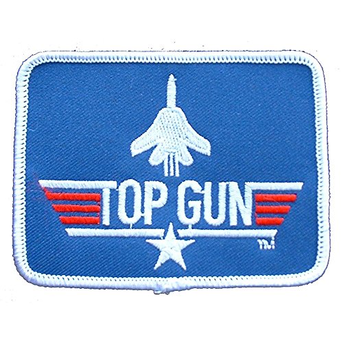 Eagle Emblems PM0038 Patch-USN,TOP Gun,RECT (3.625 inch)