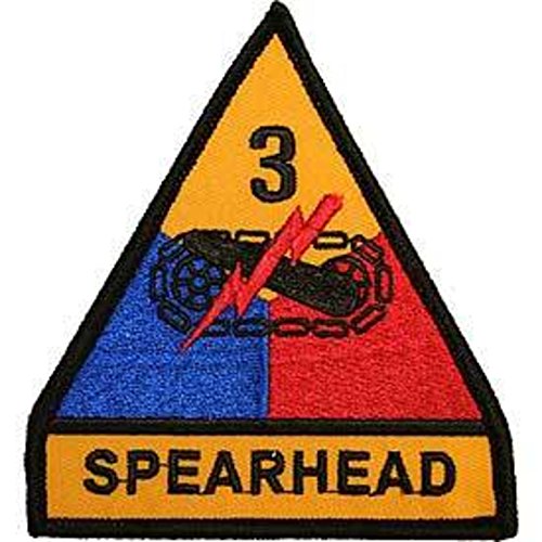 US Army 3rd Armored r Division Iron-On Patch