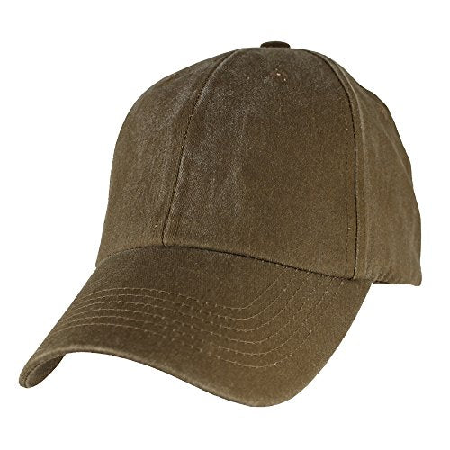 Blank Hat - Coyote Brown Washed Cap