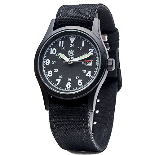 Smith & Wesson Black Military Watch