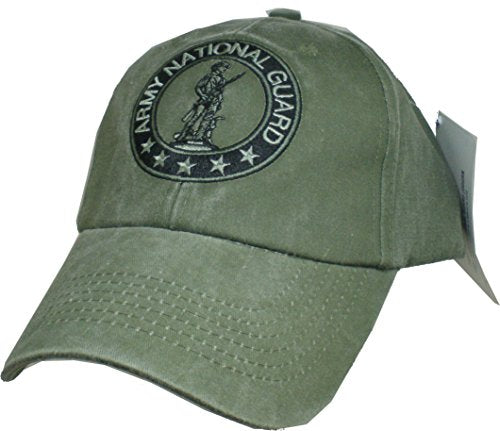 Eagle Crest Army National Guard Baseball cap hat, Green, One Size