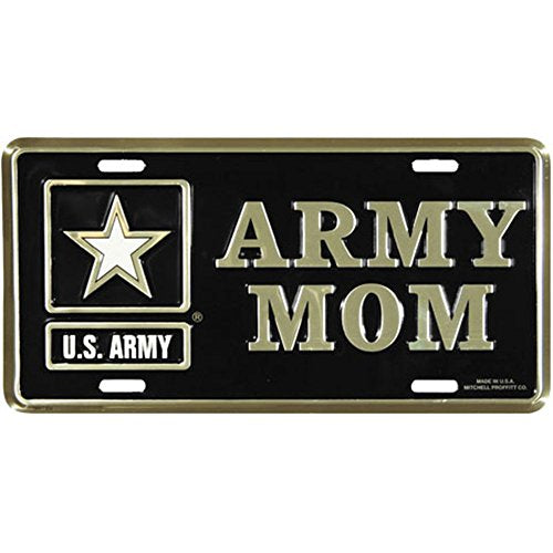 Honor Country Army Mom License Plate