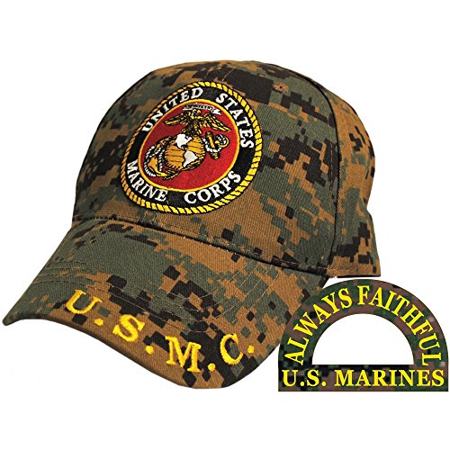 CP00324 U.S. Marine Corp Logo Cap Digital Camo - CLEARANCE!