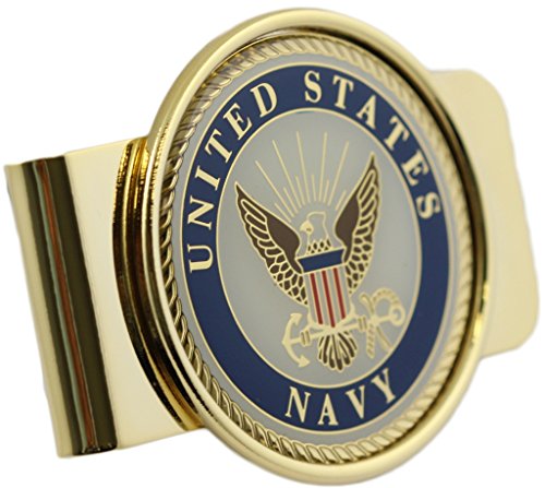 US Navy Logo Money Clip - Military Money Clip