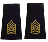 Army Uniform Epaulets - Shoulder Boards E-9 CMD SERGEANT MJR