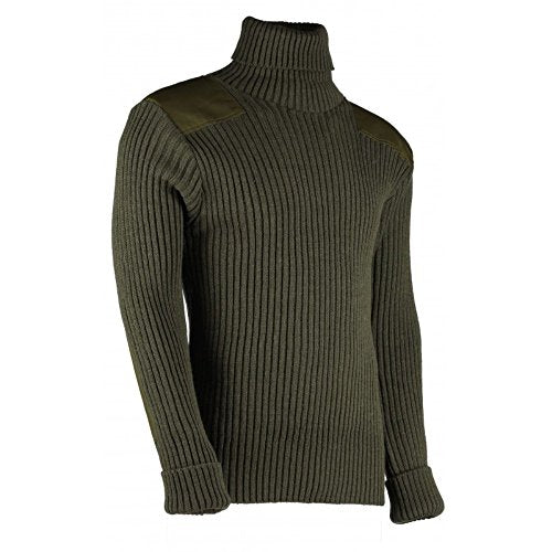 Chatham Woolly Pully Roll Neck Sweater | Military Sweater