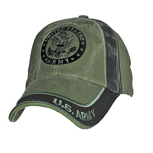 Eagle Crest U.S. Army Insignia OD Green Baseball Cap