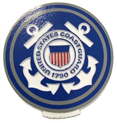 United States Coast Guard Crest Small Round Magnet
