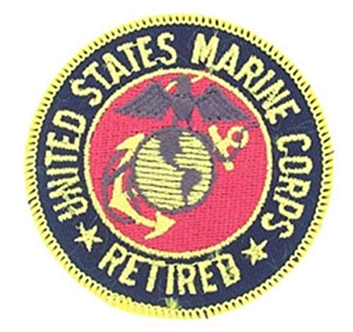 USMC Retired Small Patch