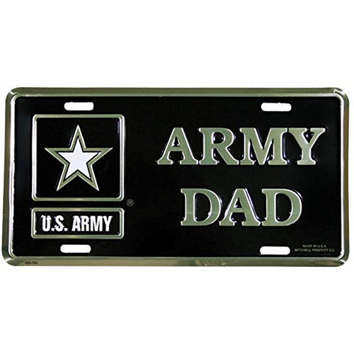 Honor Country Army Dad License Plate