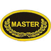 Eagle Emblems PM0198 Patch-Oval,Master (3.5 inch)