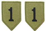 1st Infantry Division OCP Patch - Scorpion W2 - 2 PACK