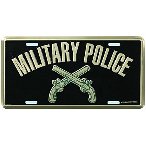 Honor Country Military Police License Plate