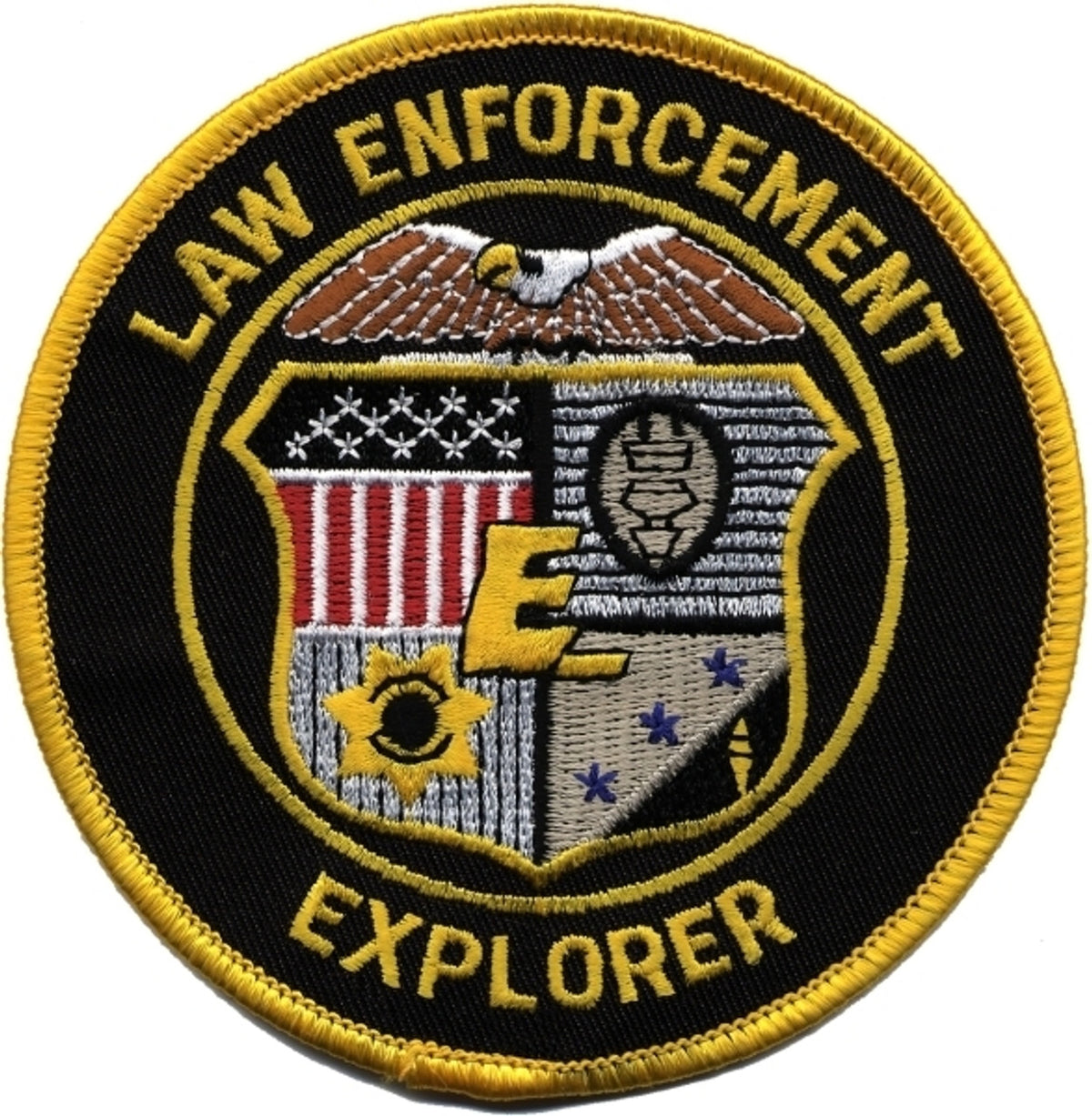 Law Enforcement Explorer Shoulder Patch - 4 Inch