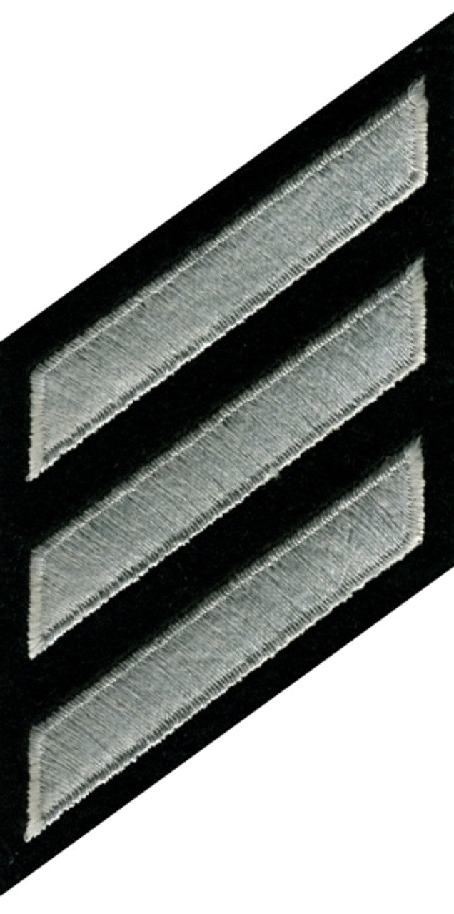 LAPD Law Enforcement Service Stripes Hashmarks - SILVER/GREY/BLACK