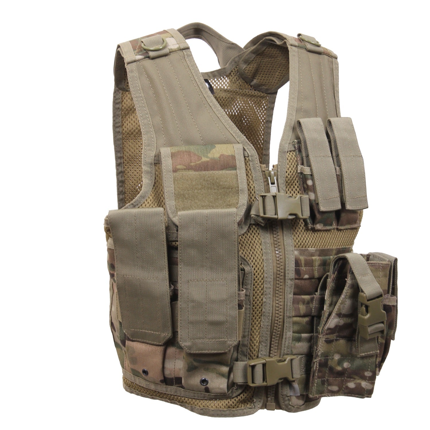 Rothco MOLLE Plate Carrier Vest (MultiCam) | All Security
