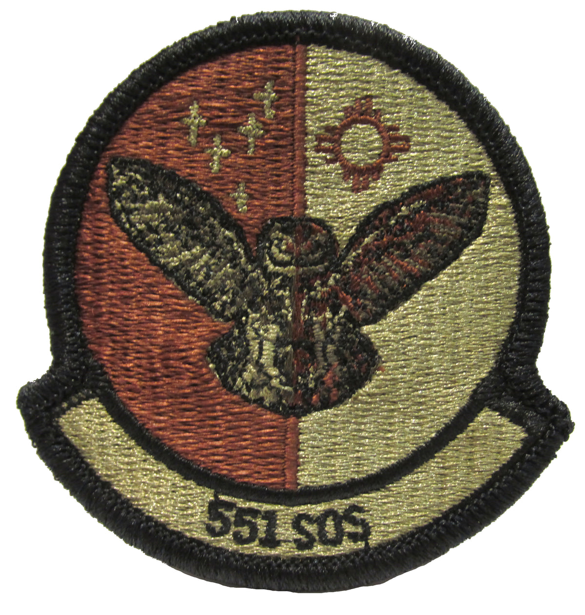 551st Special Operations Squadron OCP Patch - Spice Brown