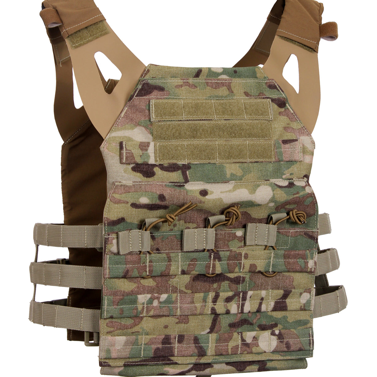 その他 Rothco Tactical Vest PALS Multicam Rothco Multicam Laser Cut MOLLE Plate Carrier Vest
