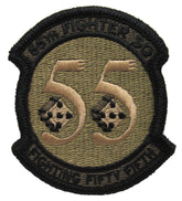 55th Fighter Squadron OCP Patch - Spice Brown