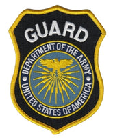 Guard Dept of the Army Patch - 4 5/8 inch