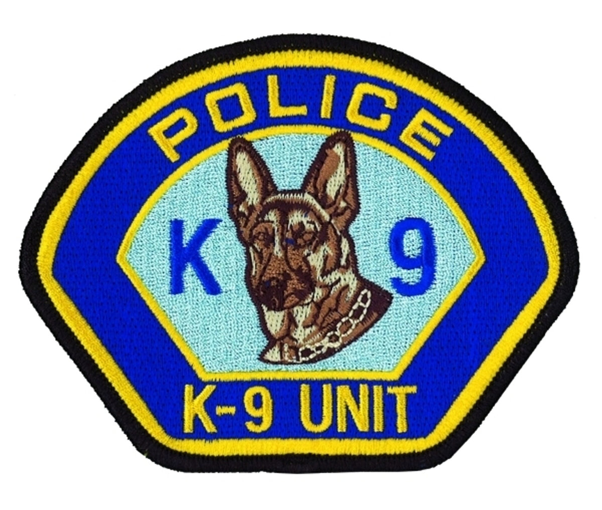 Police K-9 Unit Patch - 4 1/2 inch