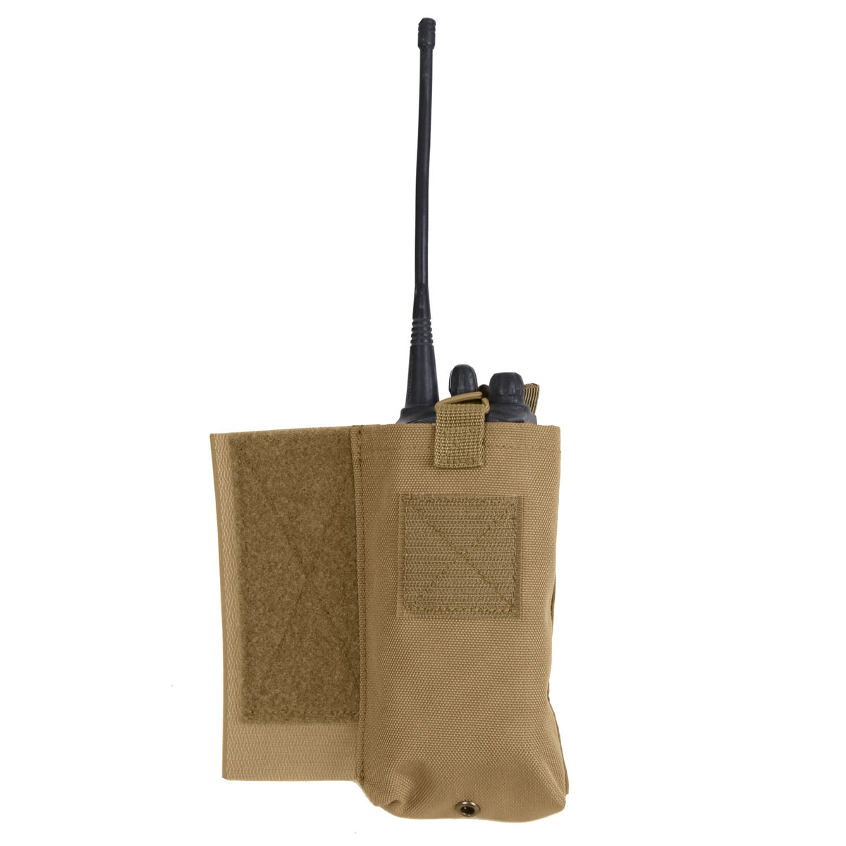 Rothco LACV (Lightweight Armor Carrier Vest) Side Radio Pouch Set Coyote Brown