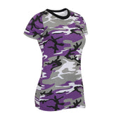 Rothco Womens Long Length Camo T-Shirt Ultra Violet Camo