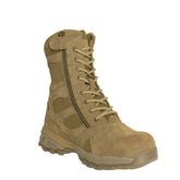 Rothco 8" Forced Entry Composite Toe AR 670-1 Coyote Brown Tactical Boot