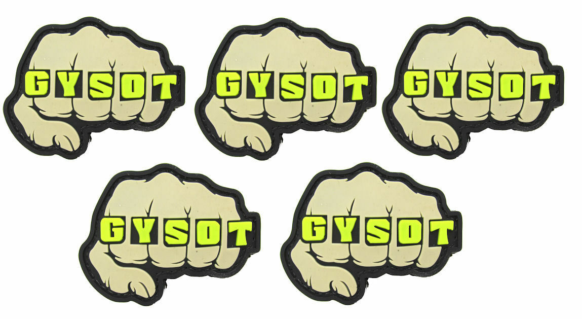 LOT of 5 GYSOT Morale Patch - Get You Some of That Patch with Hook - CLOSEOUT