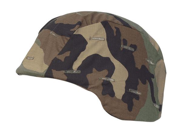 Tru-Spec PASGT Kevlar Helmet Cover - Woodland Camouflage
