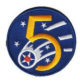 5th Air Force Patch - Army Air Corps Novelty Patches