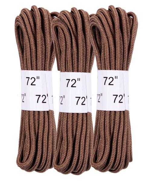 Rothco 72 Inch Boot Laces - 3 Pack Coyote Brown