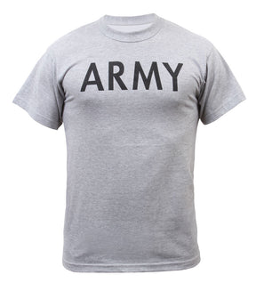 Rothco Grey Physical Training T-Shirt - ARMY