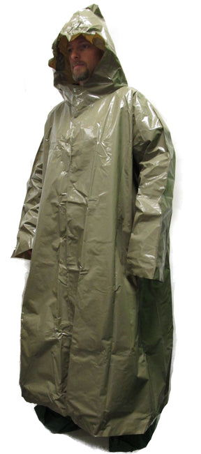 Czech Rain Suit OD GREEN - Raincoat and Pant Legs
