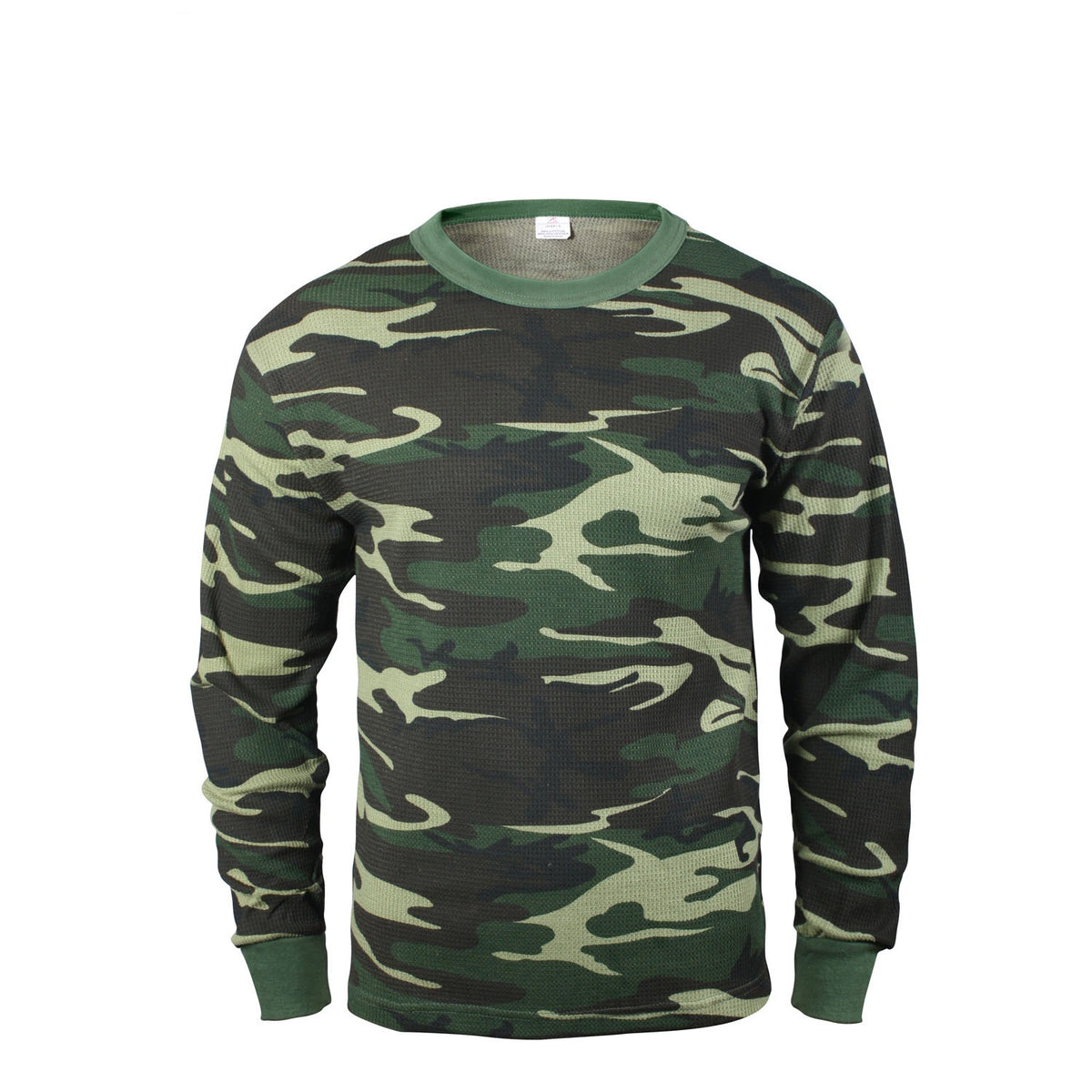 Rothco Thermal Knit Underwear Top Woodland Camo