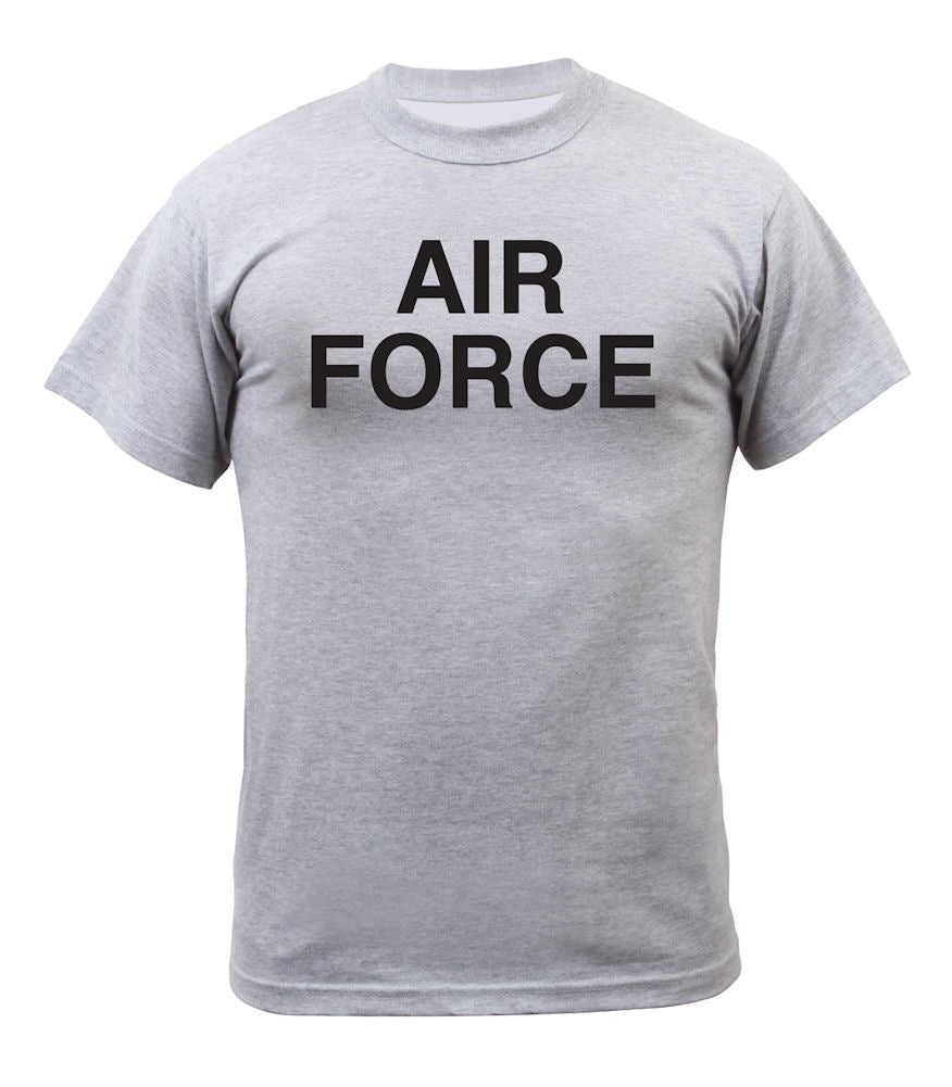 Rothco Grey Physical Training T-Shirt - AIR FORCE
