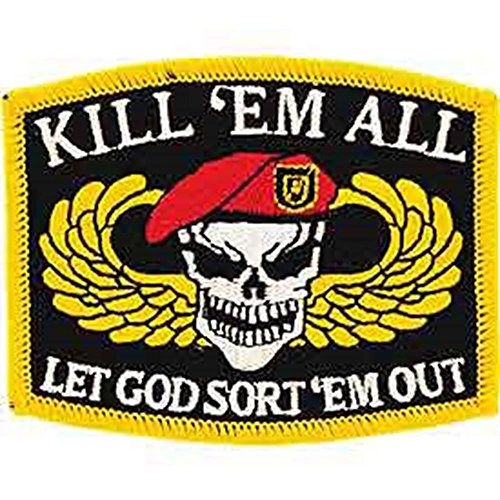 Eagle Emblems PM0060 Patch-Kill'Em All,Let God (3-3/8 inch)