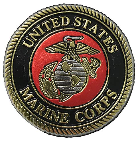 United States Marine Corps Crest Small Round Magnet