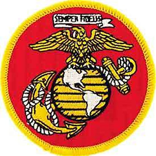 Eagle Emblems PM0005 Patch-USMC Logo,Globe and Anchor 3 inch