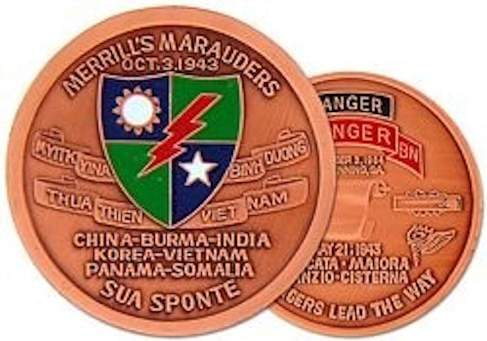 Merrill's Marauders 3rd Ranger Challenge Coin