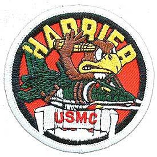 Eagle Emblems PM0250 Patch-USMC,Harrier (RND) (3 inch)