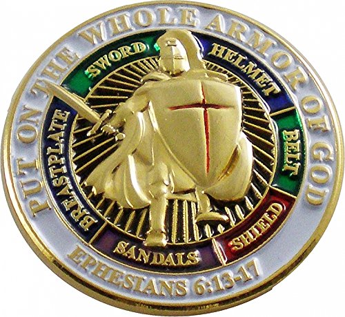 Put On The Whole Armor Of God 1" Lapel Pin